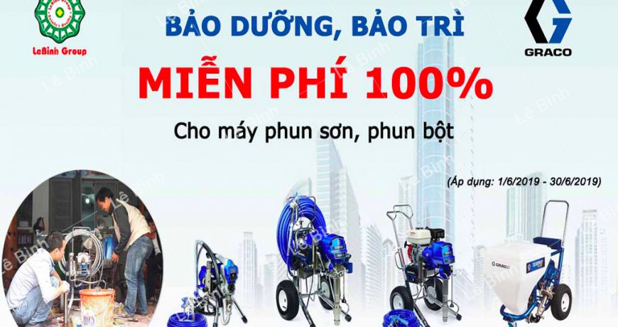 dia chi bao duong may phun son bot graco