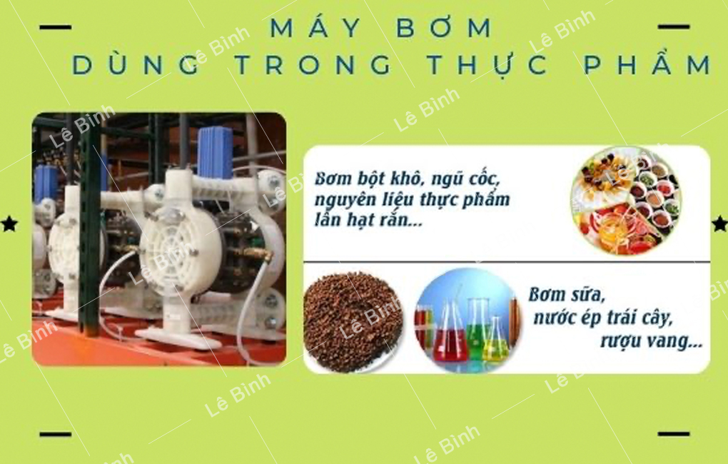 kinh nghiem chon may bom dung trong thuc pham tot nhat thi truong 1