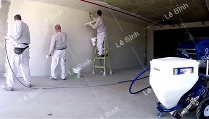 may phun bot ba da nang graco apx 8200 2