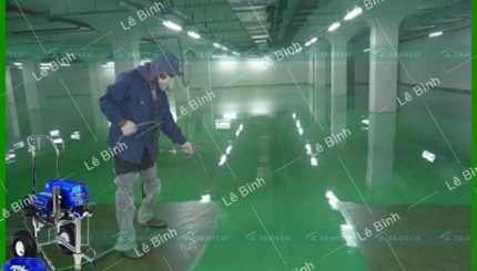 Nơi Mua Máy Phun Sơn Nhập Khẩu Nguyên Chiếc Chính Hãng 490PC 7 son epoxy la gi ung dung gia ca may phun 1
