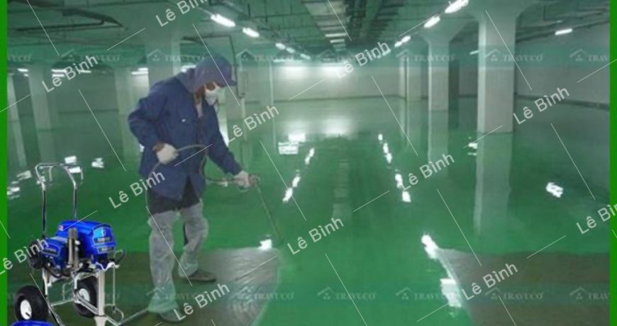Nơi Mua Máy Phun Sơn Nhập Khẩu Nguyên Chiếc Chính Hãng 490PC 1 son epoxy la gi ung dung gia ca may phun 1